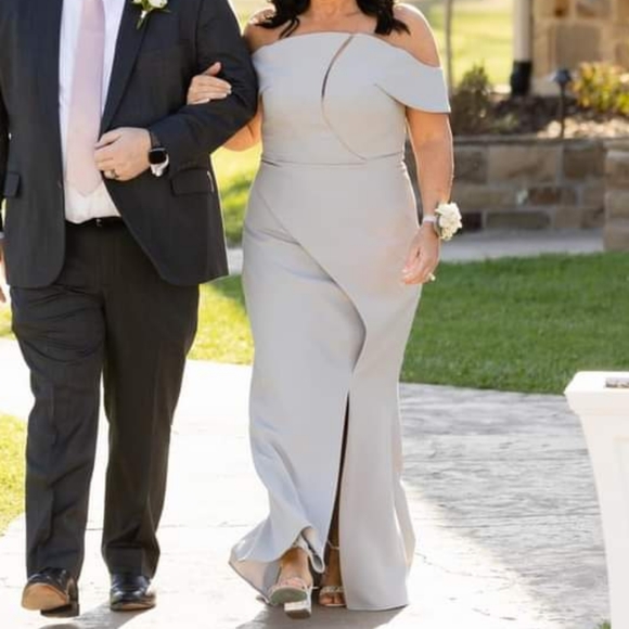 Daymor Couture Gray Mother of the Bride/Groom Dress - Picture 11 of 11